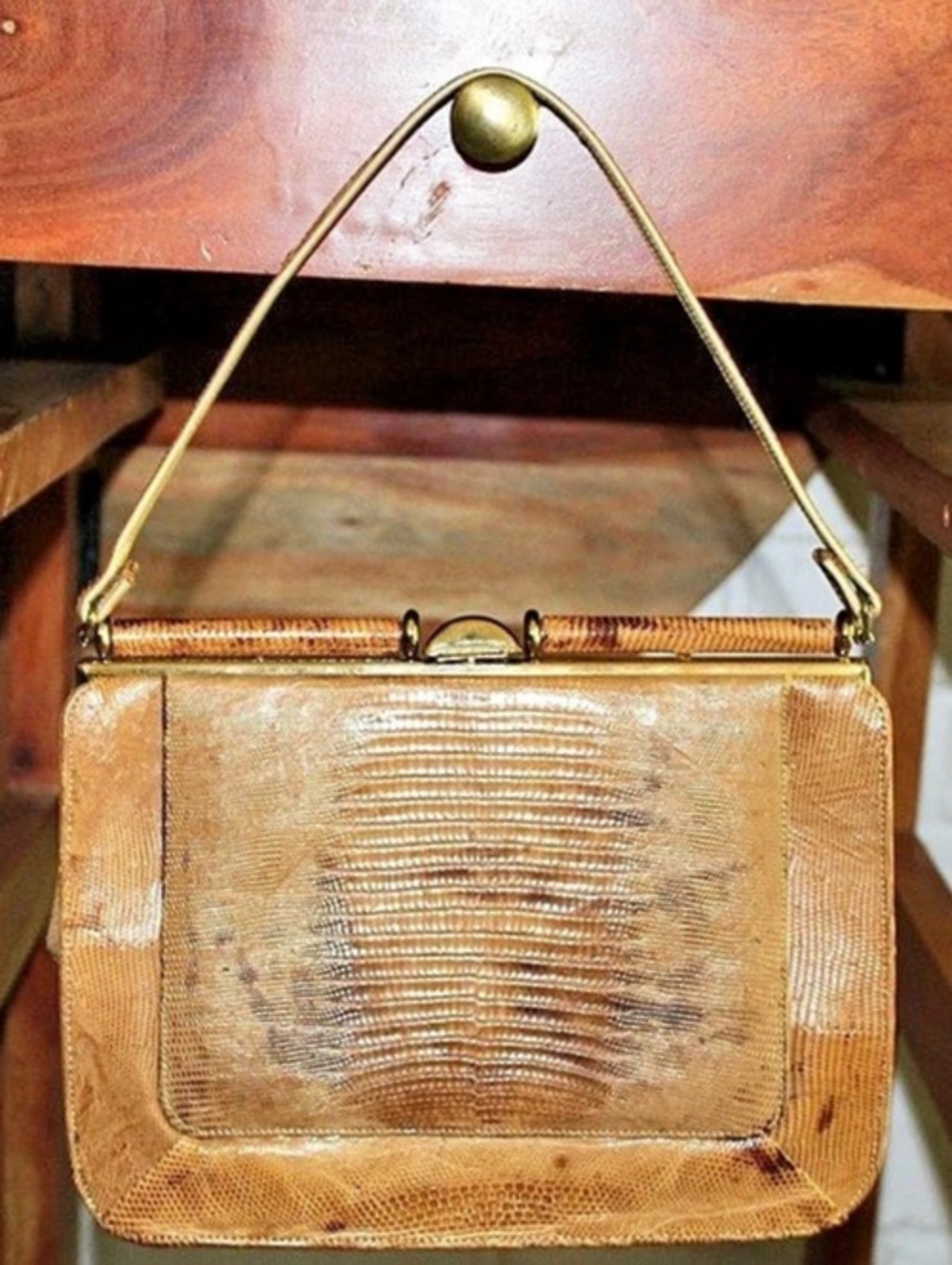 Brown vintage Clutch